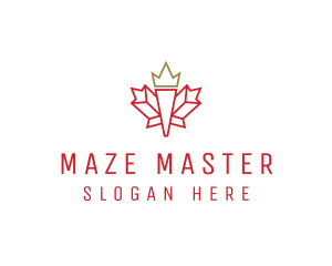 Royal Maple Trip logo design