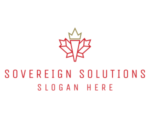 Sovereign - Royal Maple Trip logo design