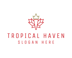 Royal Maple Trip logo design