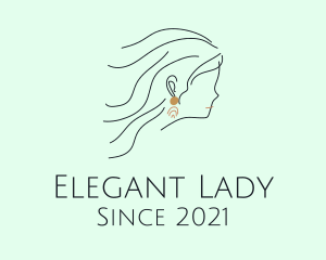 Lady - Lady Jewelry Earring logo design