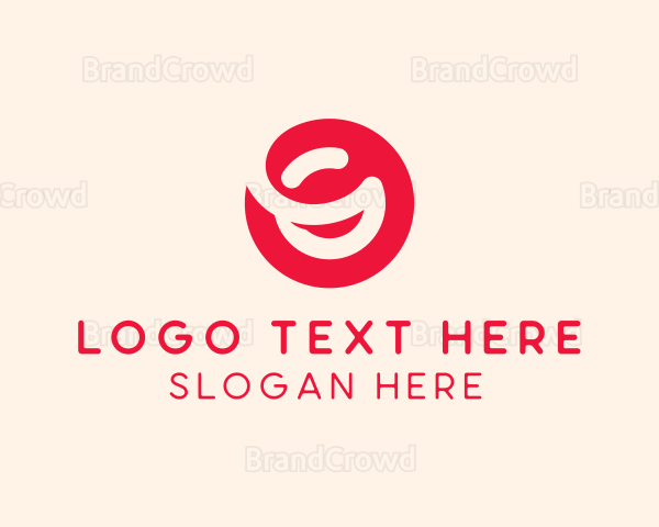 Abstract Circle Curve Logo