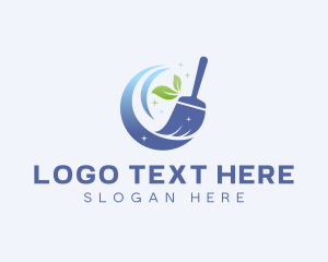 Broom - Eco Friendly Cleaning Products logo design