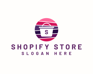 Market Shopping Basket logo design