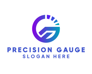 Gauge - Speed Gauge Letter G logo design