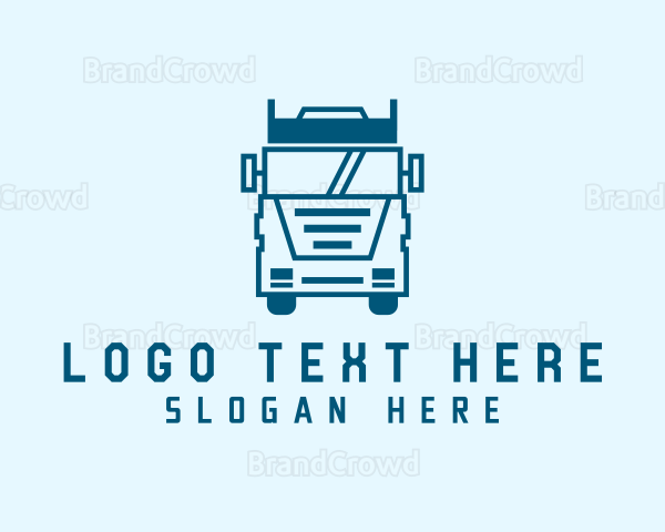 Freight Transportation Trucking Logo