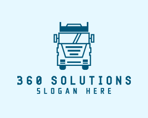 Freight Transportation Trucking logo design