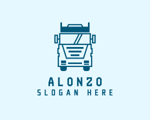 Freight Transportation Trucking logo design