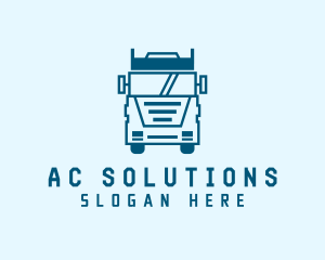 Freight Transportation Trucking logo design