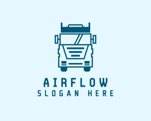 Freight Transportation Trucking logo design