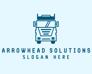 Freight Transportation Trucking logo design