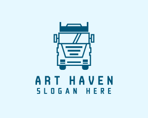 Freight Transportation Trucking logo design