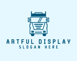 Freight Transportation Trucking logo design