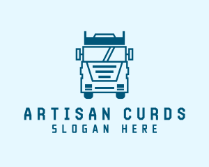 Freight Transportation Trucking logo design