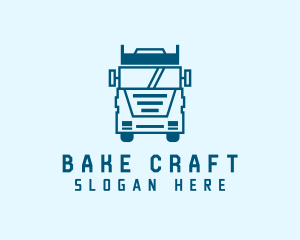 Freight Transportation Trucking logo design