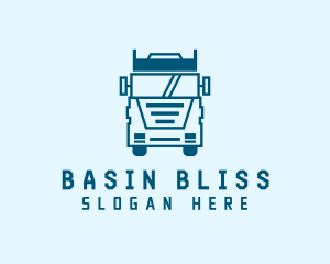 Freight Transportation Trucking logo design