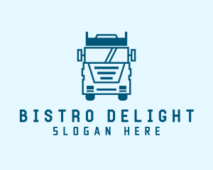 Freight Transportation Trucking logo design