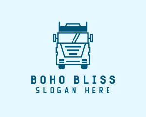 Freight Transportation Trucking logo design