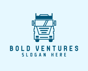 Freight Transportation Trucking logo design