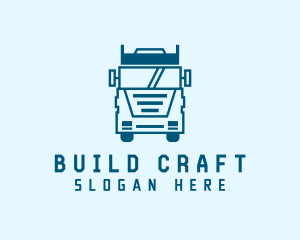 Freight Transportation Trucking logo design