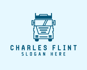 Freight Transportation Trucking logo design