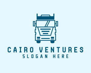 Freight Transportation Trucking logo design