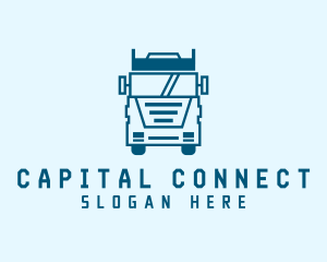 Freight Transportation Trucking logo design