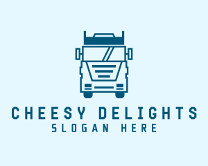 Freight Transportation Trucking logo design