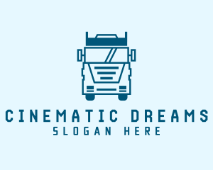 Freight Transportation Trucking logo design