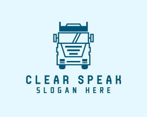 Freight Transportation Trucking logo design