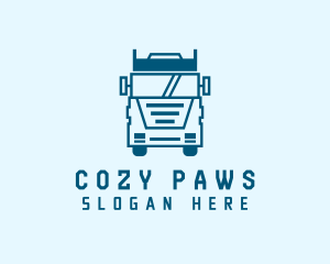 Freight Transportation Trucking logo design