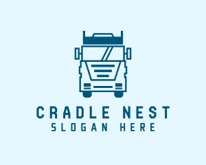 Freight Transportation Trucking logo design