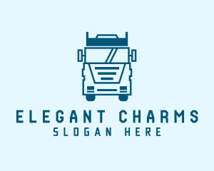 Freight Transportation Trucking logo design