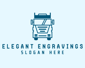 Freight Transportation Trucking logo design