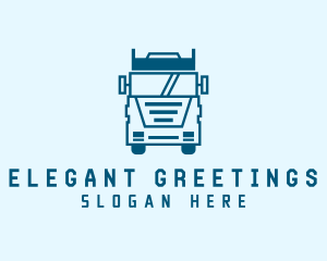 Freight Transportation Trucking logo design