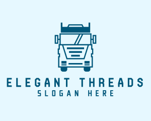 Freight Transportation Trucking logo design