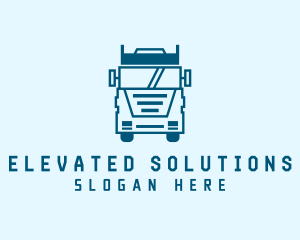 Freight Transportation Trucking logo design