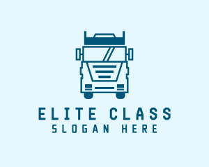 Freight Transportation Trucking logo design