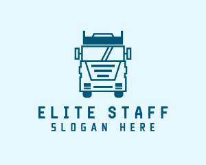 Freight Transportation Trucking logo design