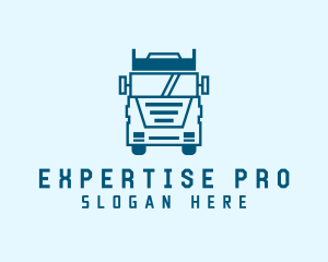 Freight Transportation Trucking logo design