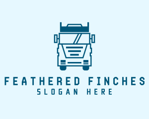 Freight Transportation Trucking logo design