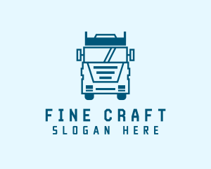 Freight Transportation Trucking logo design