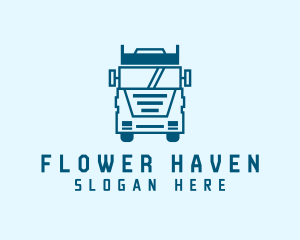 Freight Transportation Trucking logo design