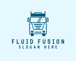 Freight Transportation Trucking logo design