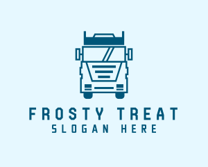 Freight Transportation Trucking logo design