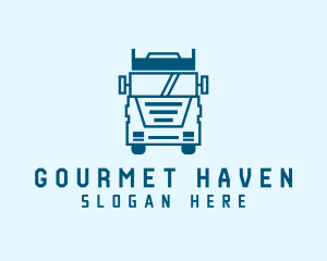 Freight Transportation Trucking logo design