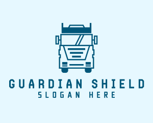 Freight Transportation Trucking logo design