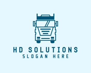 Freight Transportation Trucking logo design