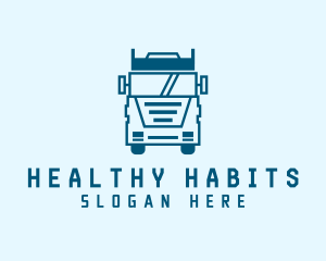 Freight Transportation Trucking logo design