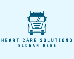 Freight Transportation Trucking logo design