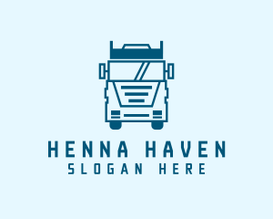 Freight Transportation Trucking logo design